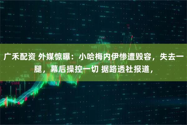 广禾配资 外媒惊曝：小哈梅内伊惨遭毁容，失去一腿，幕后操控一切 据路透社报道，